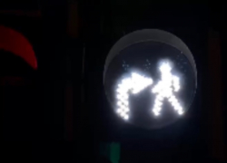 Инновационный сигнал светофора появился на дороге в Сочи