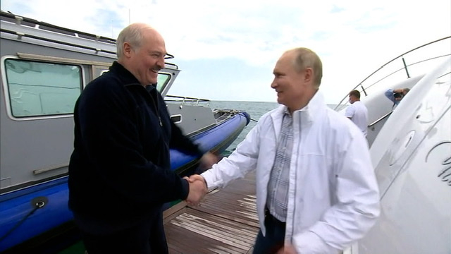 В Сочи прошла морская рыбалка двух президентов