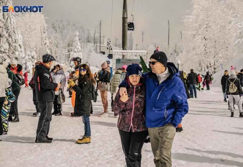 Россиянин озвучил плюсы зимнего отдыха в Сочи