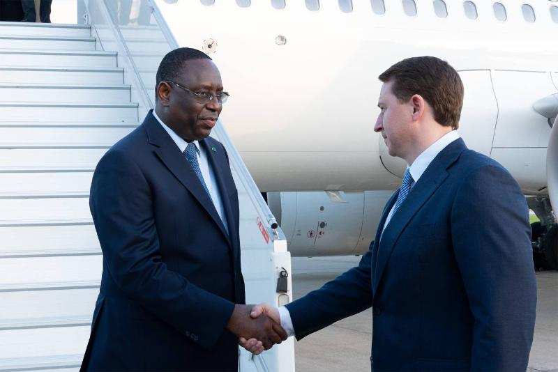 Глава Сочи встретил президента Сенегала
