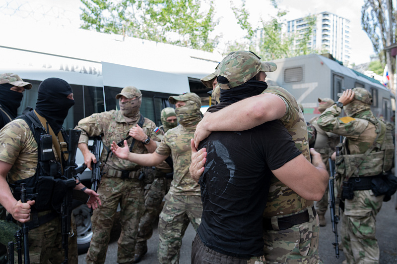 Сочинские росгвардейцы вернулись со спецоперации на Украине