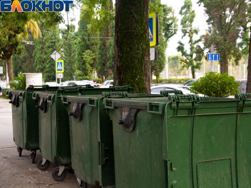 Две тысячи новых контейнеров для мусора появятся в Сочи