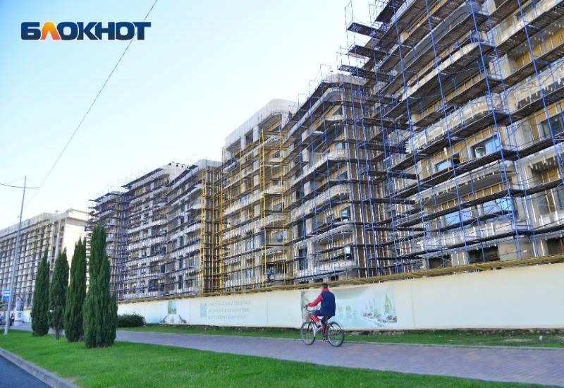 Несмотря на мораторий, в Сочи значительно выросло количество строящихся квартир